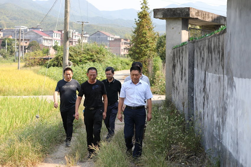 华体育党委书记张格林赴高水村开展乡村振兴专题调研